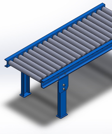 gravity roller conveyors